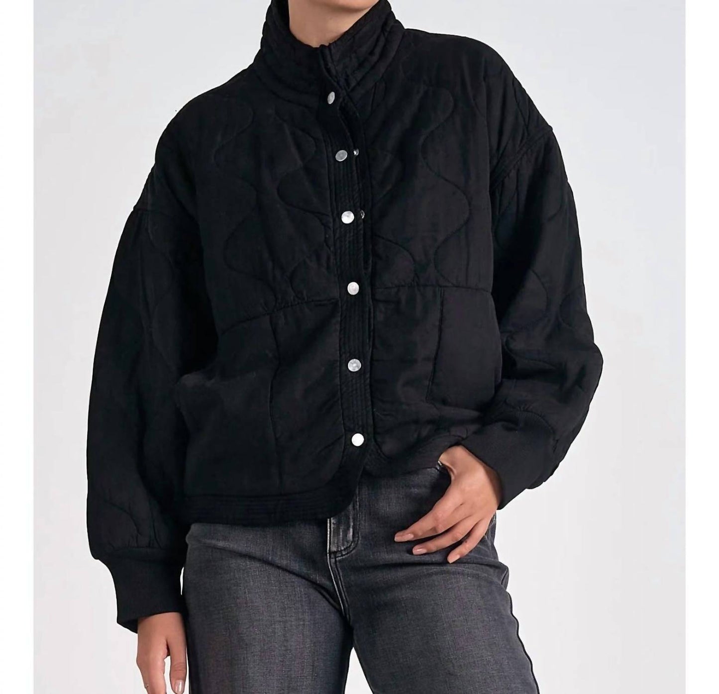 Elan - Quilted Bomber Jacket