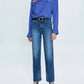 Pistola - Cassie Super High Rise Straight Leg Jeans
