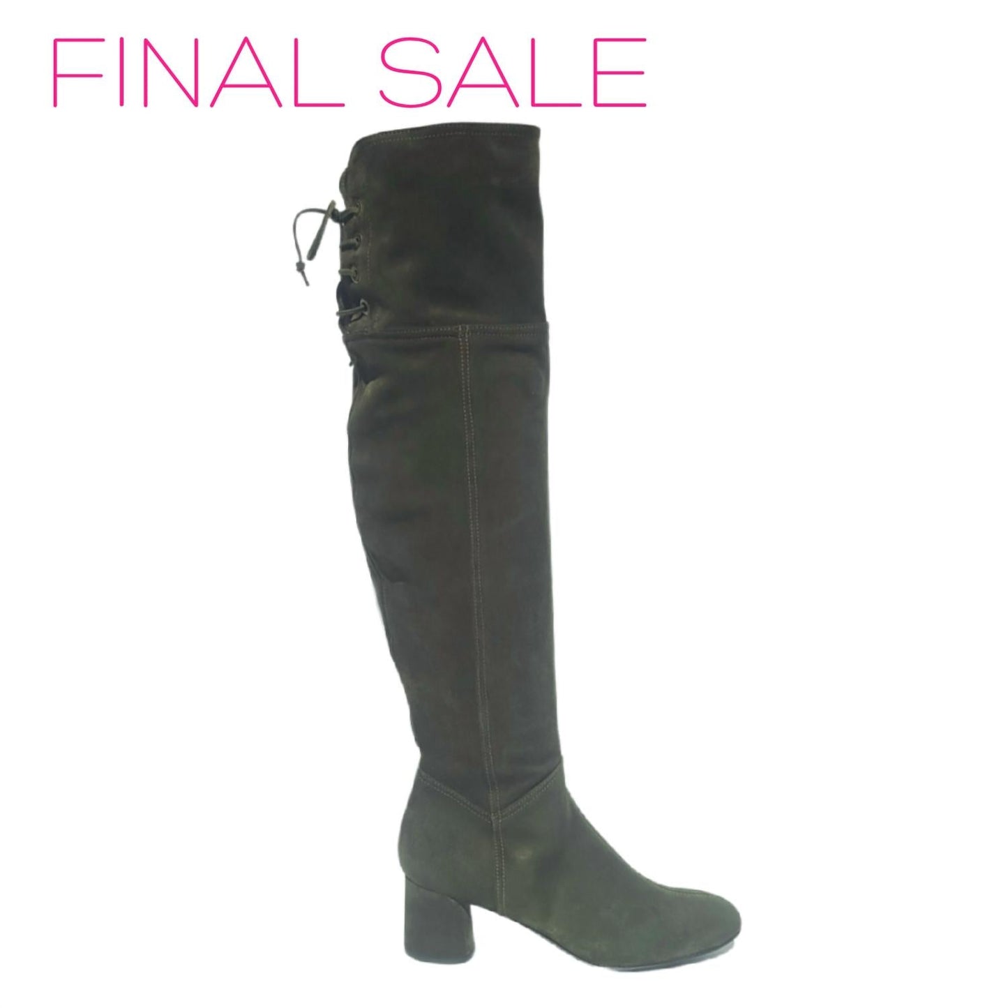 Agl - SCARLET OVER-THE-KNEE BOOT