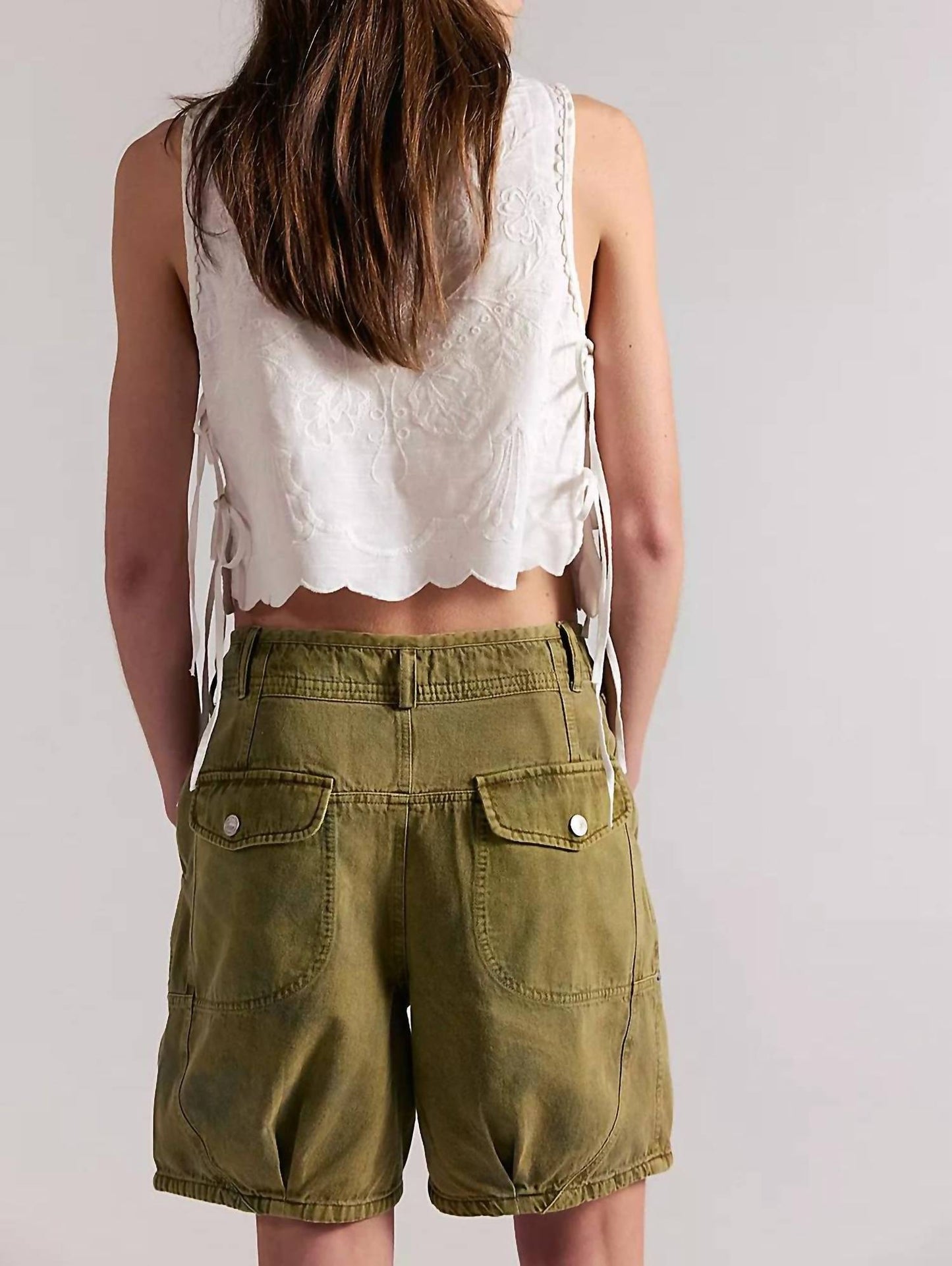 Free People - Wild Rebel Barrel Shorts