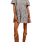 Bibi - Sweet Magnolia Denim Dress