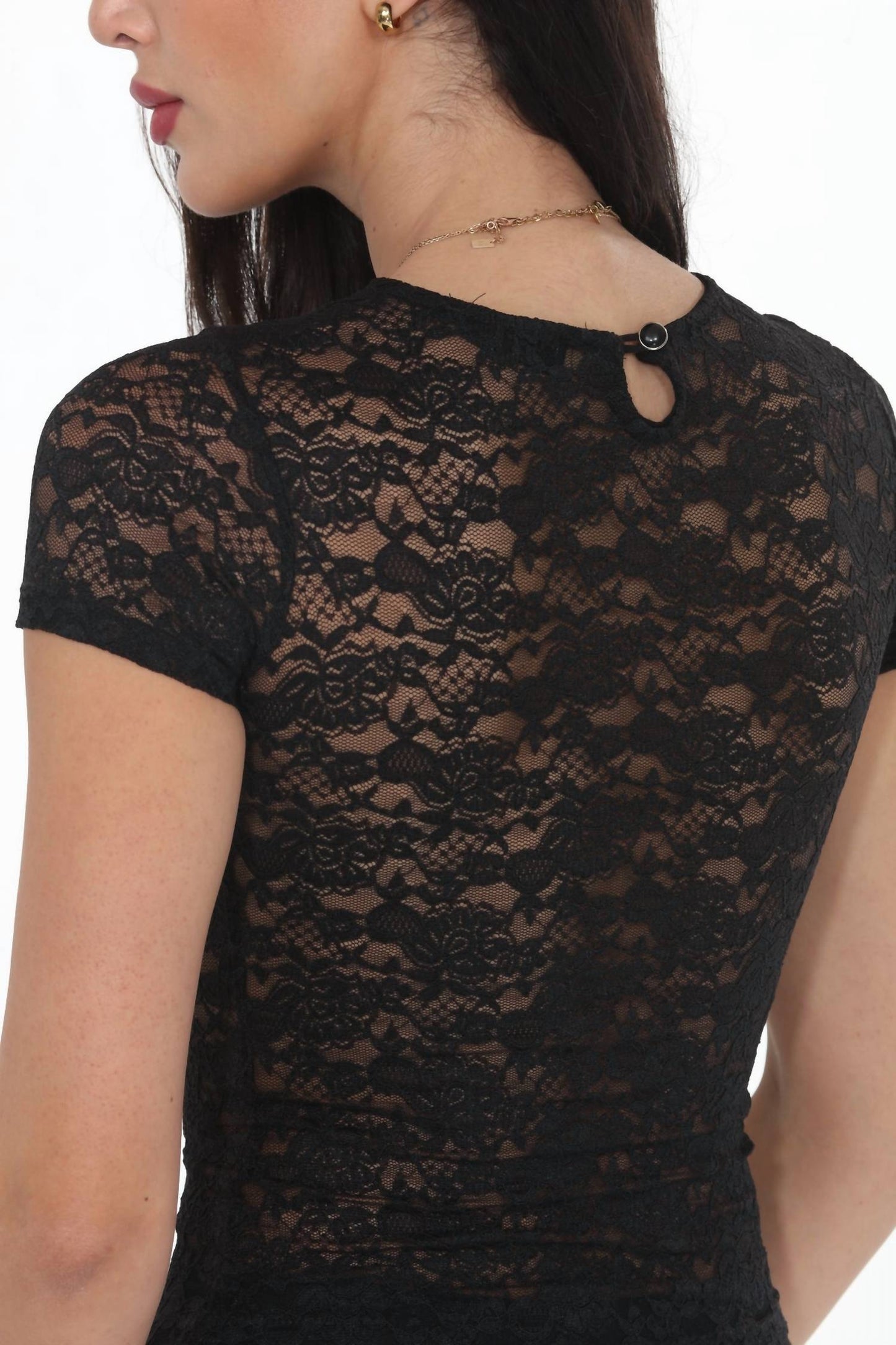 Brooklyn Isles - Lace Short Sleeve Tee