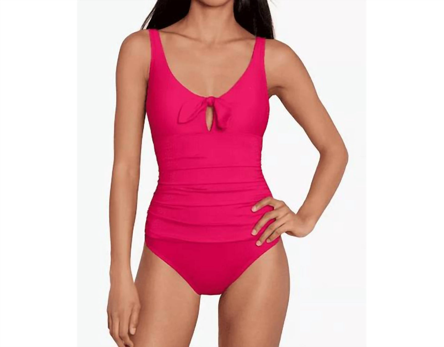 Ralph Lauren - Women's Front-tie Underwire Tummy-control Swimsuit