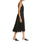 Theory - Pleated Lace Halter Midi Dress