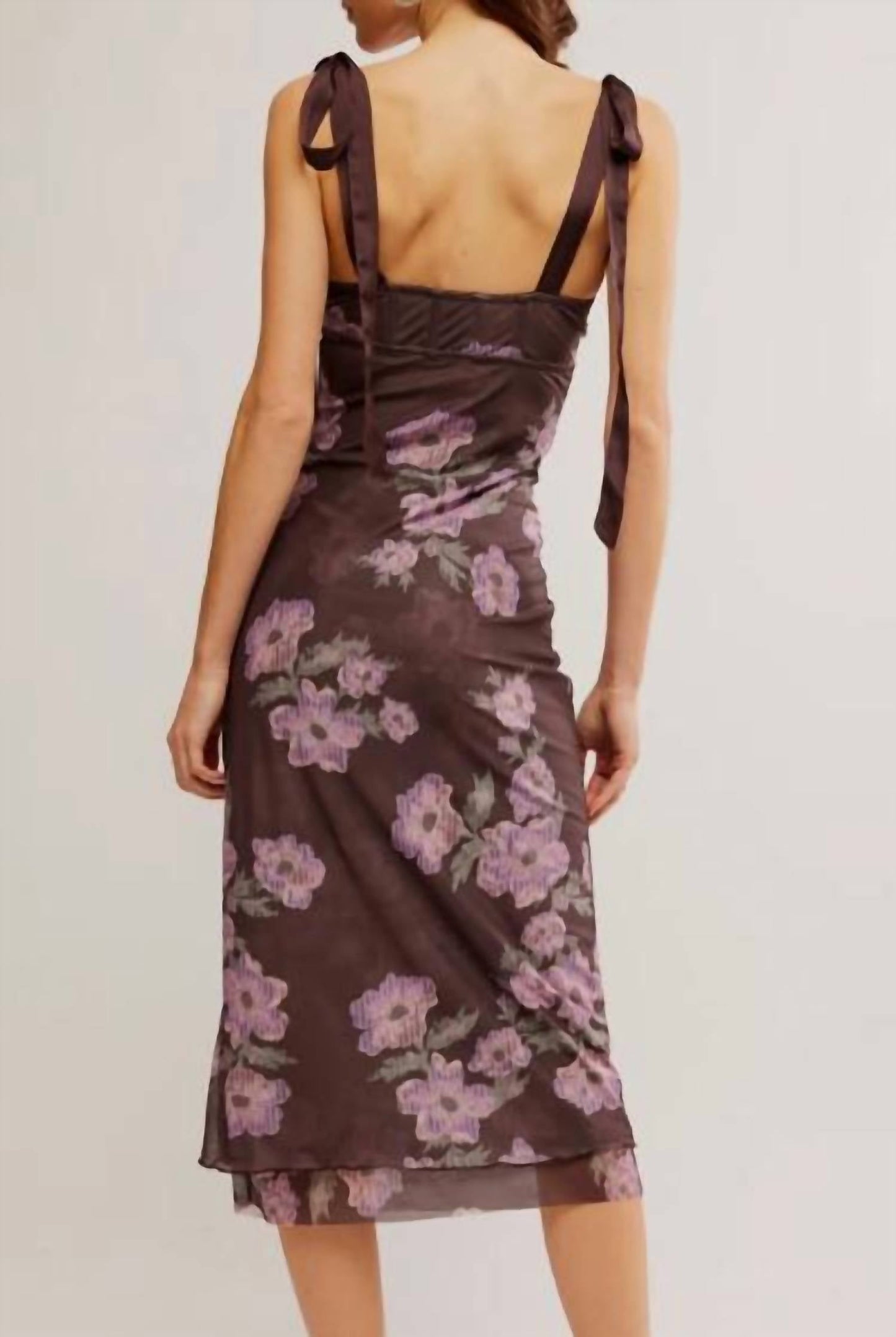 Free People - Printed got glam slip dress