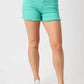 Judy Blue - Mid Rise Garment Dyed Fray Hem Shorts