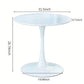 Mid-Century Tulip Table With Round Top and Pedestal Base
