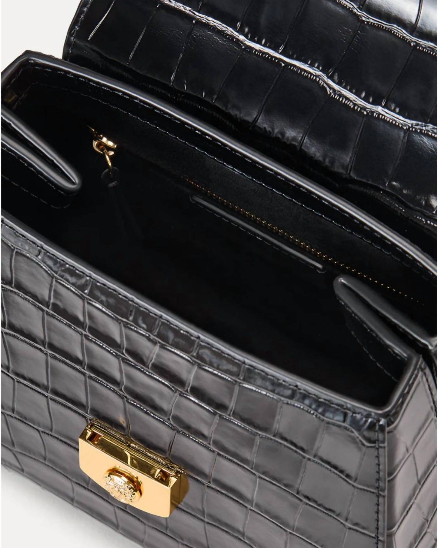 Veronica Beard - Women's Croc-embossed Crest Lock Bag