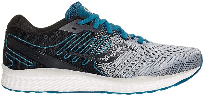 Saucony पुरुषों के फ्रीडम 3 रनिंग शूज़ ग्रे/ब्लू साइज़ 14 D(M) US
