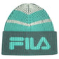 Fila Brand Turquoise Skully Acrylic OFSA Adults Winter Cuffed Knit Beanie Hat