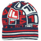 Fila Brand Stripes Multicolor Acrylic OFSA Adults Winter Cuffed Knit Beanie Hat