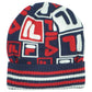 Fila Brand Stripes Multicolor Acrylic OFSA Adults Winter Cuffed Knit Beanie Hat