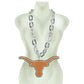 NCAA Texas Longhorn FanChain 3D Sign Chain Necklace Accesories Sports Foam