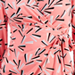 Anne Klein Women's Fan Print Top Pink Size 1X
