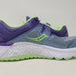 Saucony Women's Guide Iso Running Shoe Fog/Purple Size 5 B(M) Us