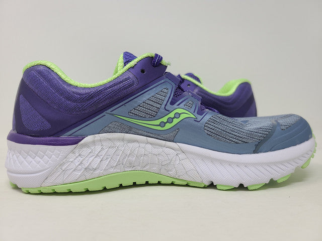 Saucony Women's Guide Iso Running Shoe Fog/Purple Size 5 B(M) Us