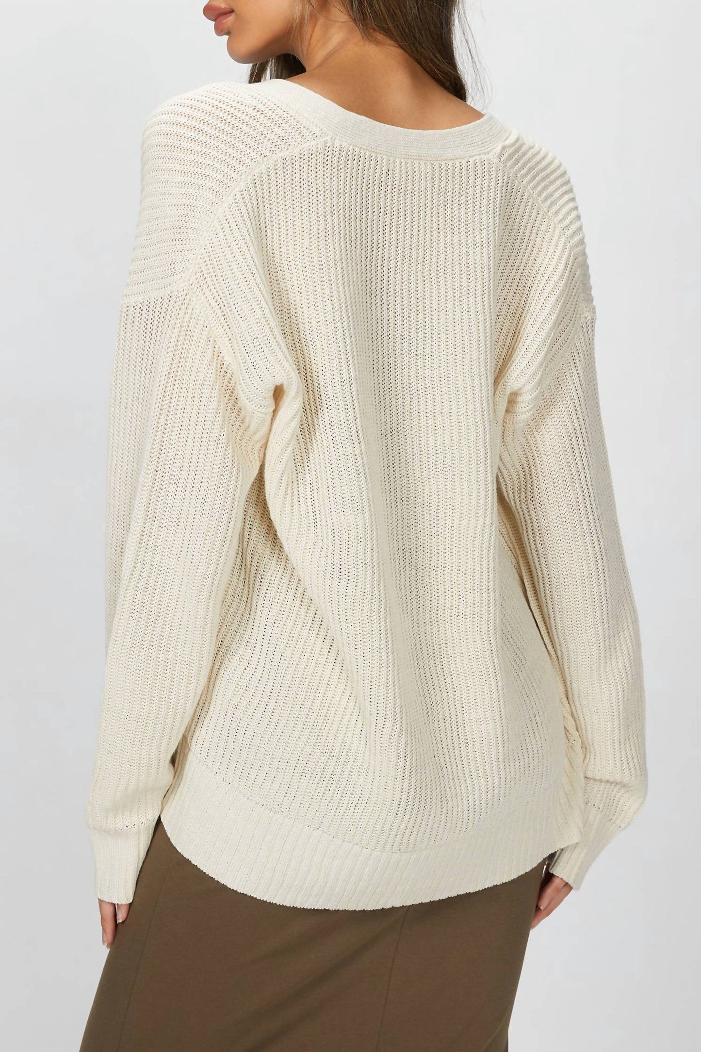 6397 - RIBBED KURT CARDIGAN