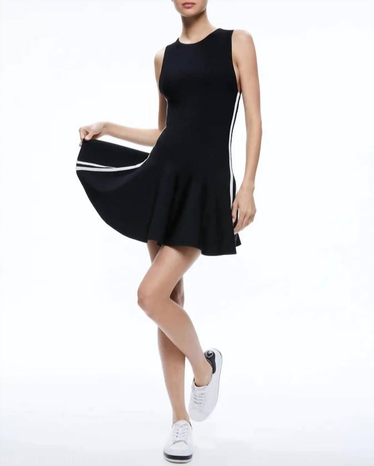 Alice + Olivia - Kimi Side Stripe Mini Dress