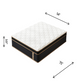 Home 10" Flexpedic Luxury Memory Foam & Pocket Spring Mattress