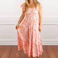 8 Oak Lane - Smocked Flutter Sleeve Maxi Dress