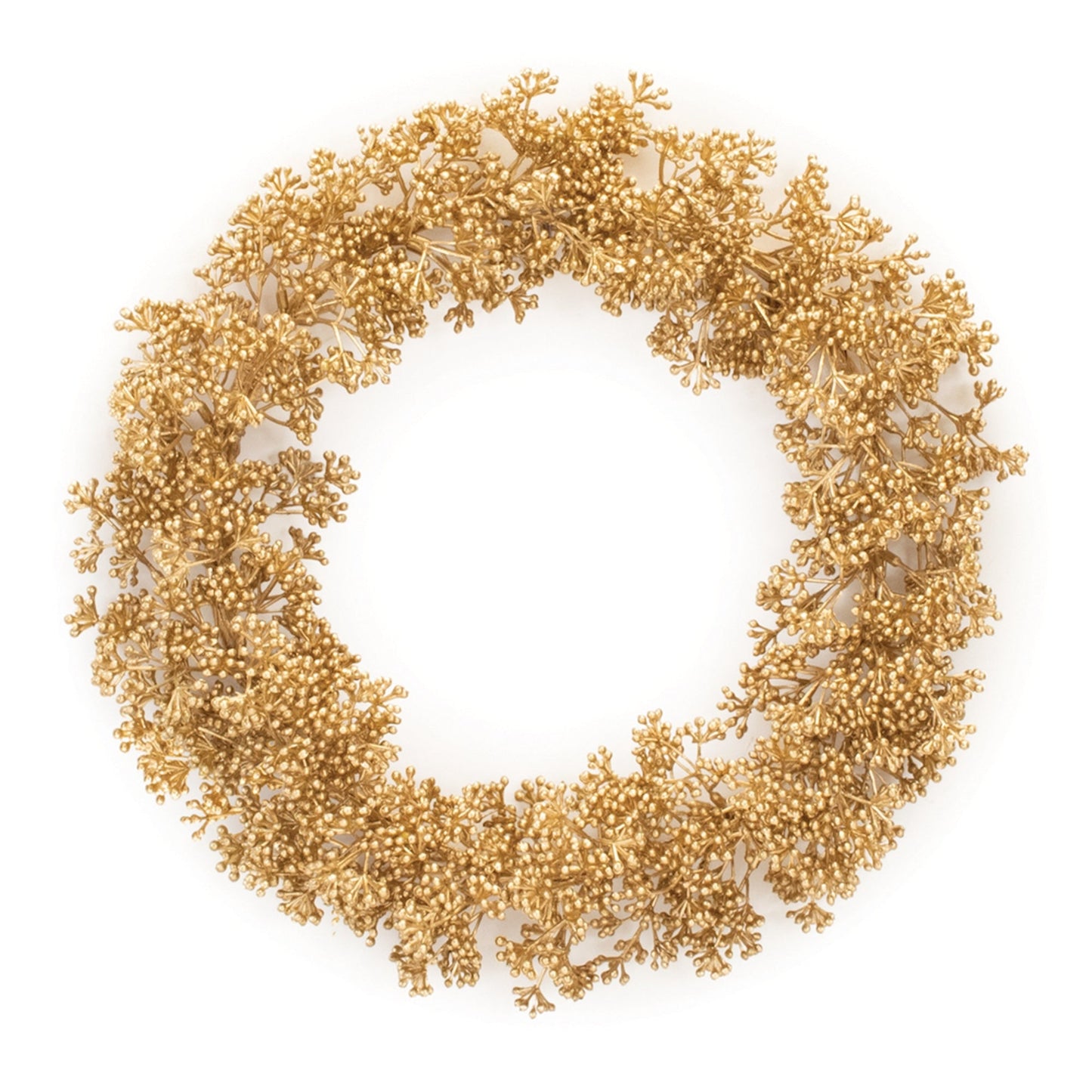Metallic Berry Wreath 13.5"D