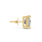 Aamiaa - Women's Princess Shape 4 Prong Push Back Studs