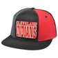 MLB Cleveland Indians Snapback Flat Bill Old School Vintage Hat Cap Dead Stock