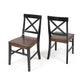 Plethora Dining Chair With X-Shaped Back (Set of 2)