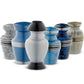 मखमली बैग के साथ वयस्क दाह संस्कार कलश