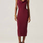 Astr - Alanna Halter Cowl Neck Dress