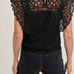 Bluivy - Lace Knitted Sleeveless Crochet Top