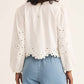 Z Supply - Egan Embroidered Linen Top