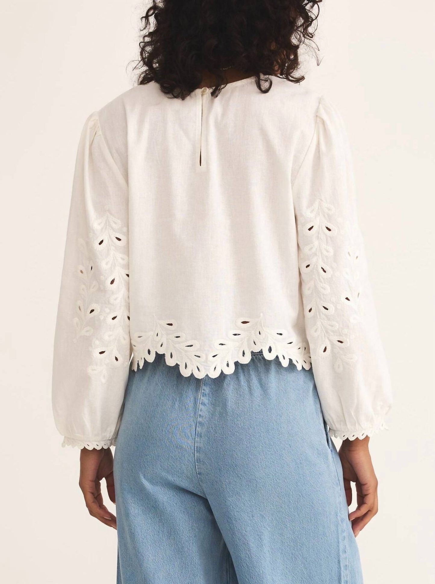 Z Supply - Egan Embroidered Linen Top