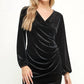 2 Hearts Apparel - Velvet Dress