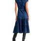 Elan - Cap Sleeve Tie Waist Dress