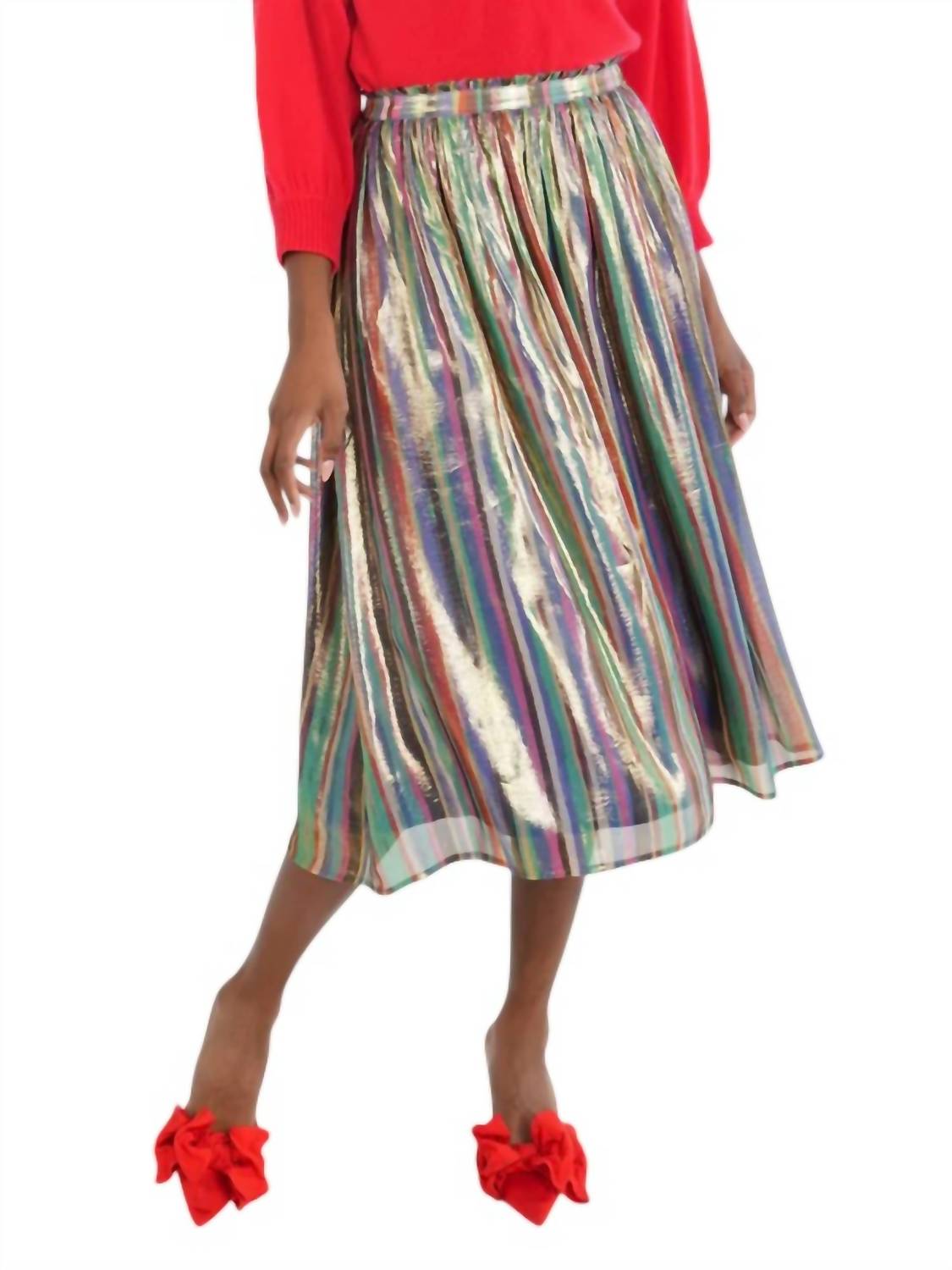 Emily Mccarthy - Pleated Midi Skirt