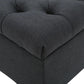 Glouster Contemporary Storage Ottoman with Button Tufted Design