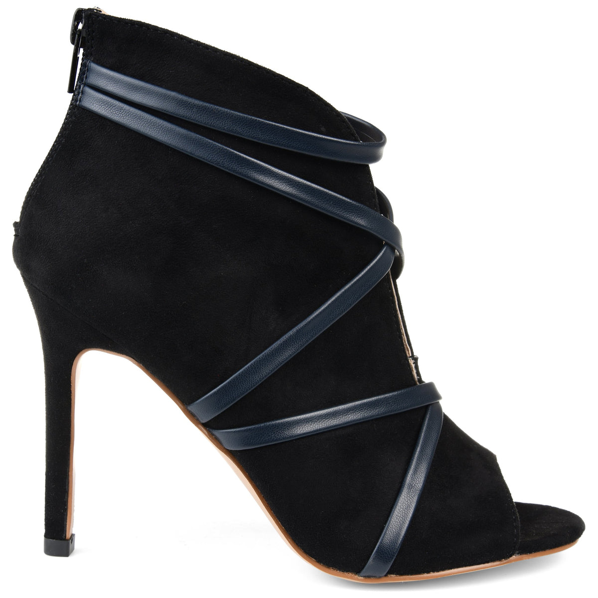Brinley Co Women's Center Cutout Bootie Black Size 9