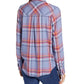 Lucky Brand Women's Long Sleeve Button Up Classic Plaid Shirt, Blue Multi