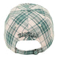 NCAA Kansas Jayhawks Ladies Womens Plaid Pink Gray Hat Cap Relaxed Slouch KU