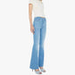 Mother - Weekender Mid Rise Flare Frayed Hem Jeans