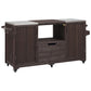 K&K 66.5' Outdoor Kitchen Island for Big Green Egg Grills