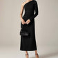 J.Crew - One-shoulder Dress In Jersey Crepe