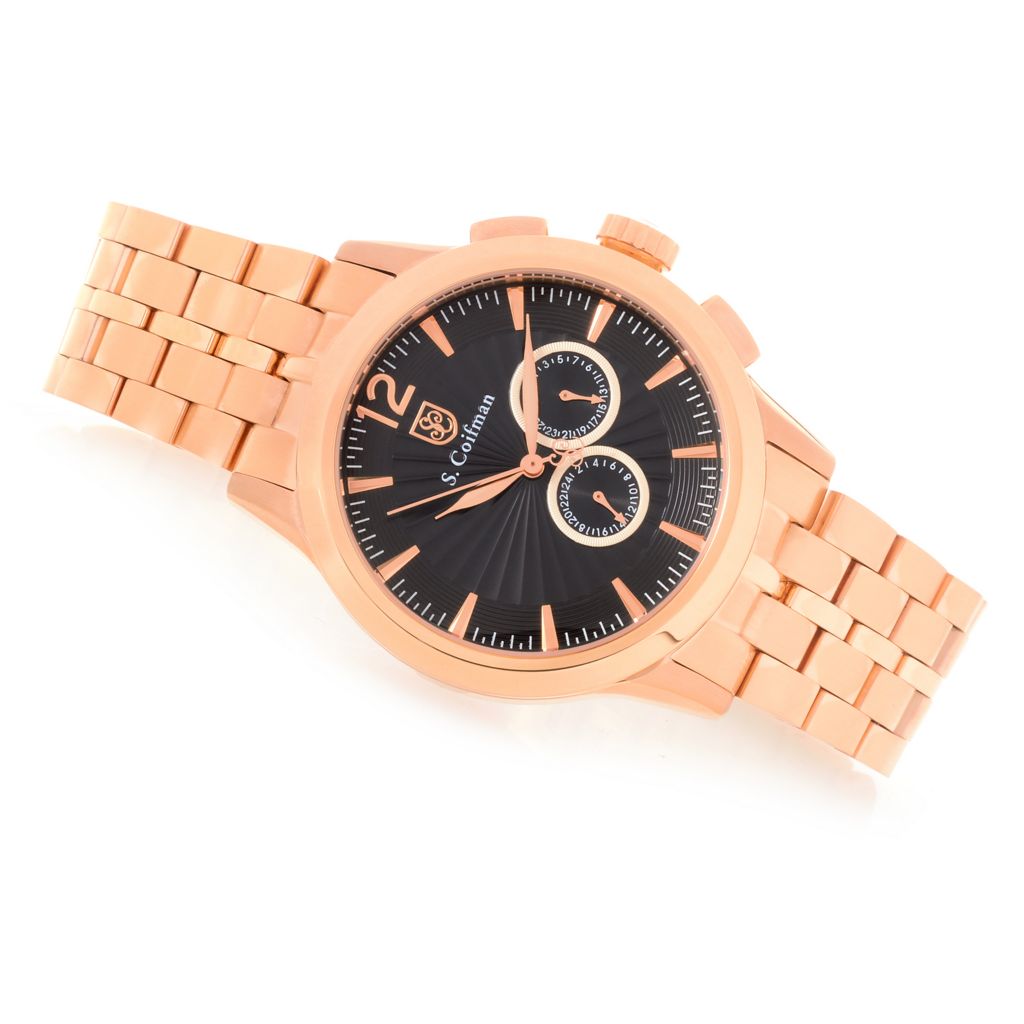 s-coifman-43mm-quartz-multi-function-bracelet-watch
