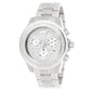 INVICTA 47MM GRAND DIVER QUARTZ CHRONO DIAMOND PAVE STAINLESS BRAC WATCH