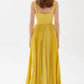Tarik Ediz - Corset Top with Pleated gown