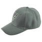 NBA San Antonio Spurs Logo Adults Curved Bill Gray Adjustable Structured Hat Cap