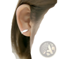 925 Sterling Silver Asymmetric Cat and Fish Stud Earrings