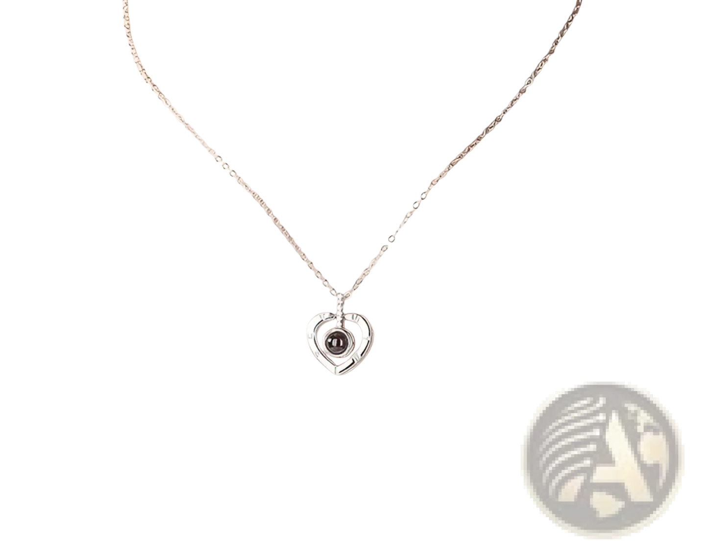 925 Sterling Silver i Love you Heart Pendant Necklace
