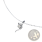 925 Sterling Silver Twisted Moissanite Solitaire Necklace